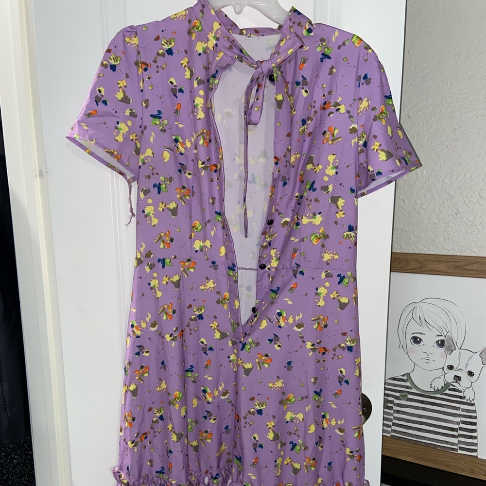 Purple vintage dress
